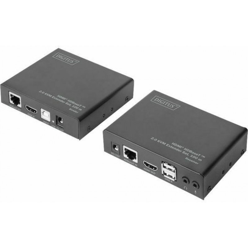 Digitus HDMI HDBaseT 2.0 KVM Extender Set 100 m