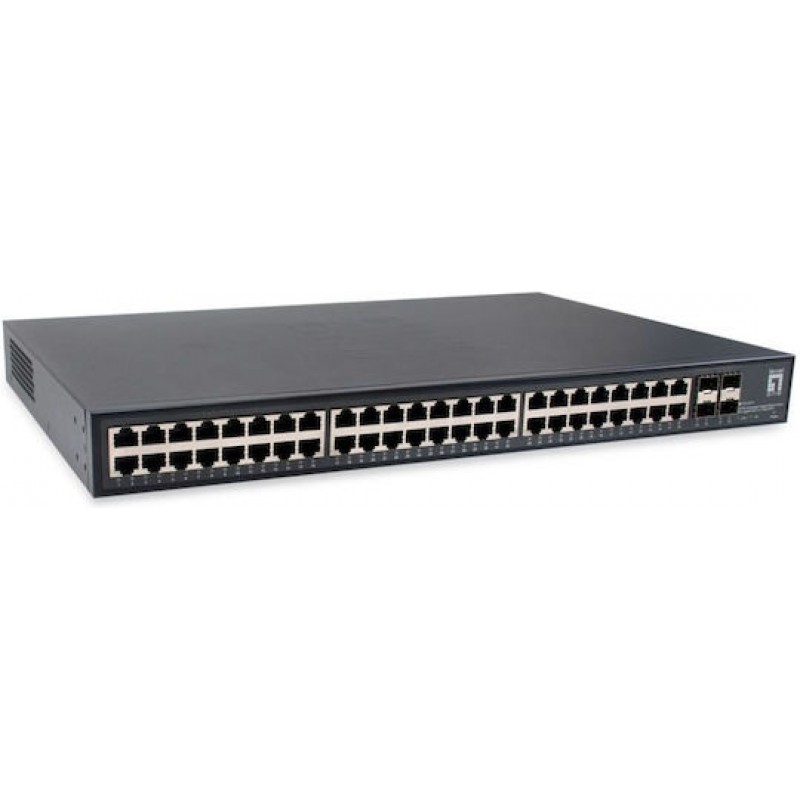 Level One GTU-5211 Unmanaged L2 Switch με 48 Θύρες Ethernet και 4 SFP Θύρες