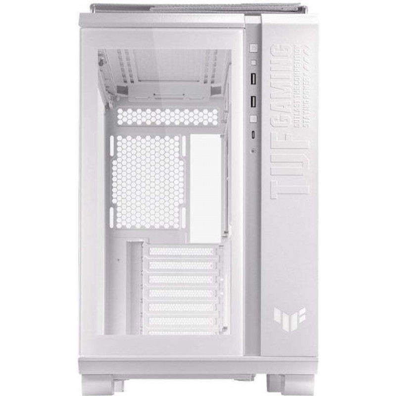 Asus TUF GT502 Plus Gaming Midi Tower Κουτί Υπολογιστή με Πλαϊνό Παράθυρο Λευκό