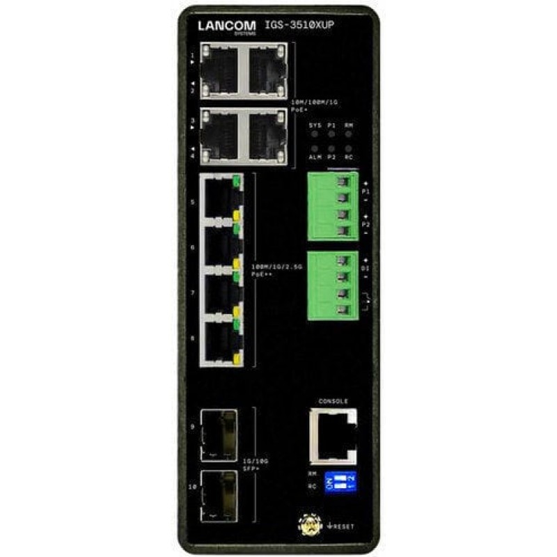 Lancom IGS-3510XUP Unmanaged L3 PoE Switch με 8 Θύρες Gigabit (1Gbps) Ethernet και 2 SFP Θύρες