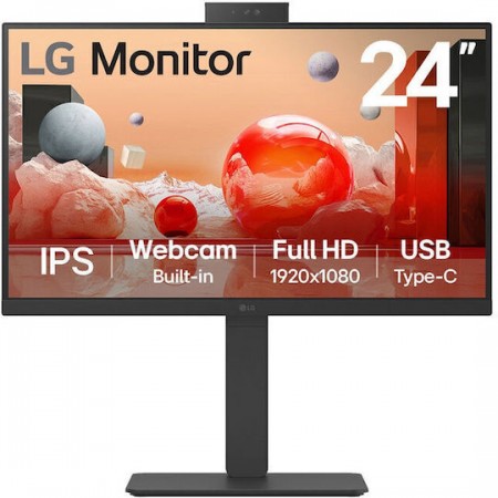 LG 24BA850-B IPS Monitor 23.8" FHD 1920x1080 με Χρόνο Απόκρισης 5ms GTG