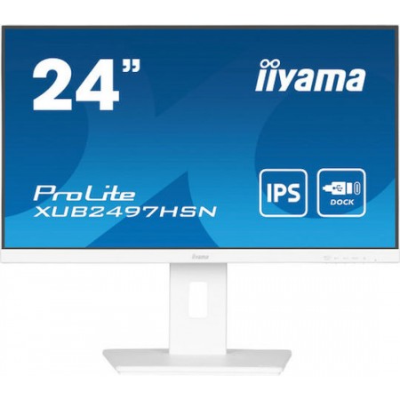 Iiyama ProLite XUB2497HSN-W2 IPS Monitor 24" FHD 1920x1080 με Χρόνο Απόκρισης 1ms GTG