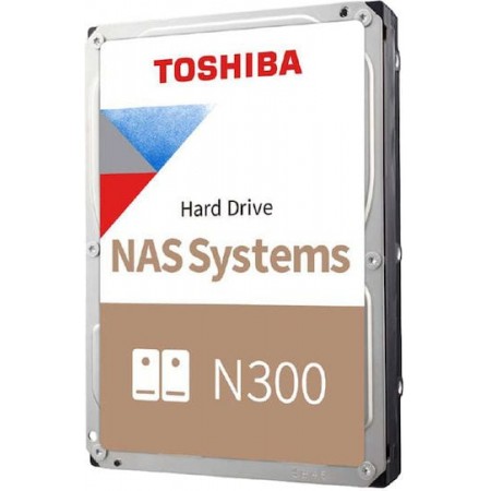 Toshiba N300 NAS 12TB HDD Σκληρός Δίσκος 3.5" SATA III 7200rpm με 512MB Cache HDWG51CUZSVA (HDWG51CUZSVA)