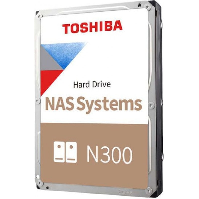 Toshiba N300 NAS 12TB HDD Σκληρός Δίσκος 3.5" SATA III 7200rpm με 512MB Cache HDWG51CUZSVA (HDWG51CUZSVA)