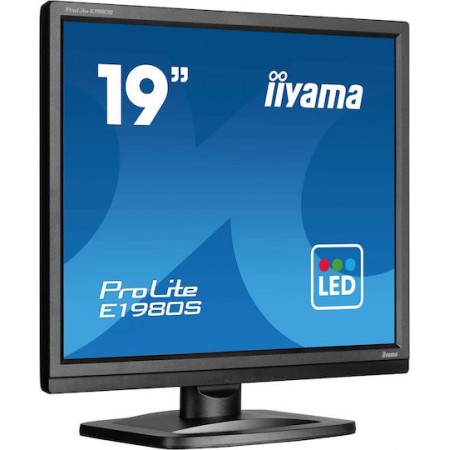 Iiyama ProLite E1980S-B1 TN Monitor 19" 1280x1024 με Χρόνο Απόκρισης 3ms GTG