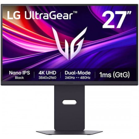 LG 27G850A-B IPS HDR Gaming Monitor 27" 4K 3840x2160 240Hz με Χρόνο Απόκρισης 1ms GTG