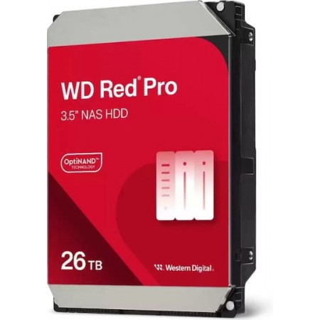 Western Digital 26TB HDD Σκληρός Δίσκος 3.5" SATA III με 512MB Cache για NAS WD260KFGX (WD260KFGX)