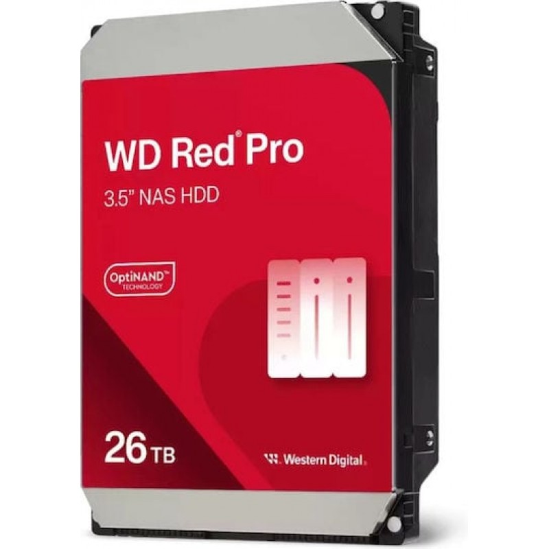 Western Digital 26TB HDD Σκληρός Δίσκος 3.5" SATA III με 512MB Cache για NAS WD260KFGX (WD260KFGX)