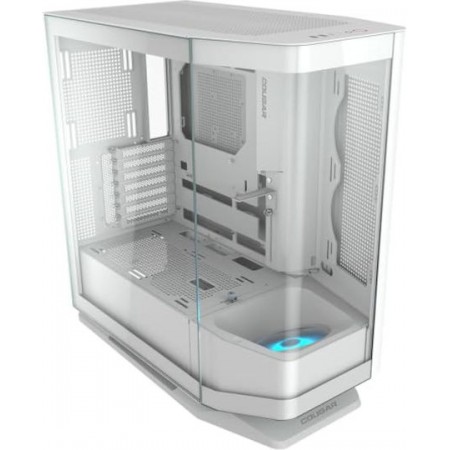 Cougar FV270 Midi Tower Κουτί Υπολογιστή με Πλαϊνό Παράθυρο και RGB Φωτισμό Λευκό