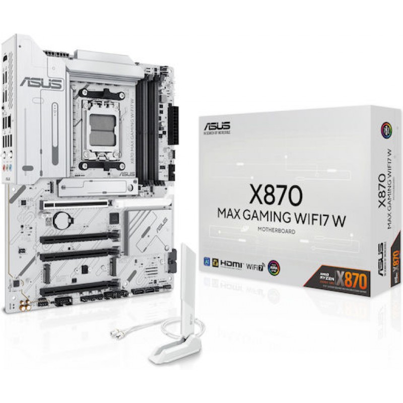 Asus X870 MAX GAMING WIFI7 W Motherboard ATX με AMD AM5 Socket