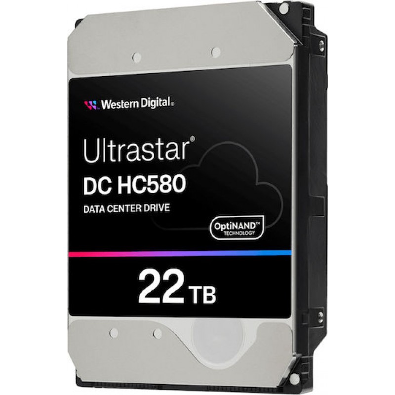 Western Digital Ultrastar DC HC580 22TB HDD Σκληρός Δίσκος 3.5" SATA III 7200rpm για Server 0F62785 (0F62785)