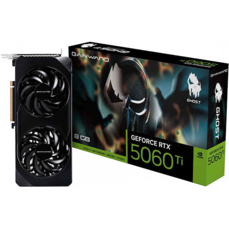 Palit GeForce RTX 5060 Ti 8GB GDDR7 Ghost Κάρτα Γραφικών NE7506T019P1-GB2062B (NE7506T019P1-GB2062B)