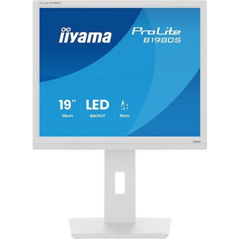 Iiyama B1980S-W1 TN Monitor 19" 1280x1024 με Χρόνο Απόκρισης 3ms GTG