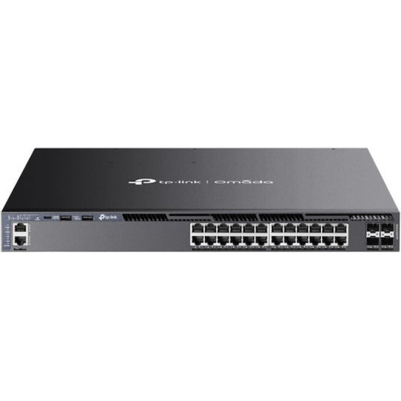 TP-LINK SG6428XHP v1 Managed L2 / L3 PoE+ Switch με 24 Θύρες Ethernet και 4 SFP Θύρες