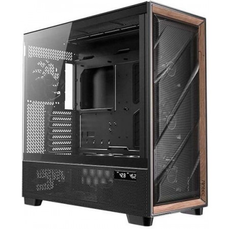 Antec Flux Pro Gaming Full Tower Κουτί Υπολογιστή με Πλαϊνό Παράθυρο Μαύρο