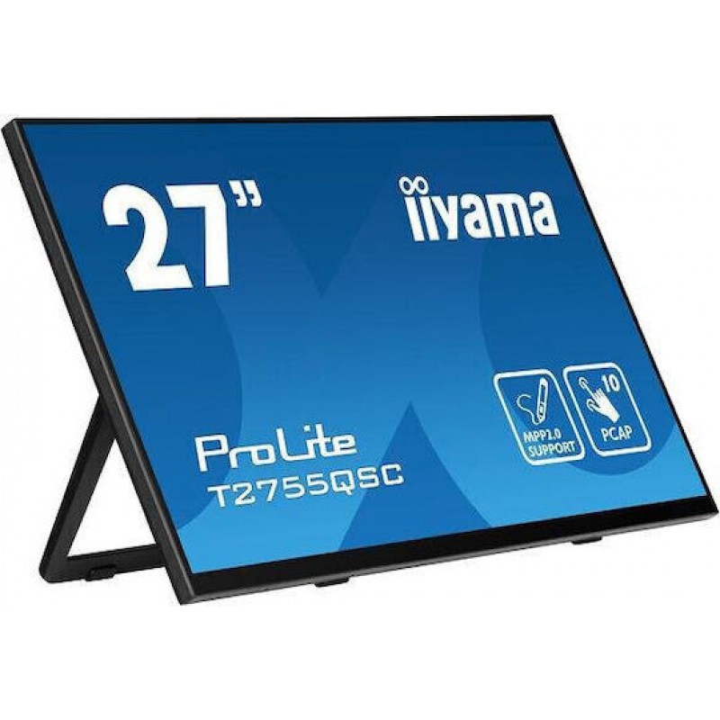 Iiyama Prolite IPS Touch Monitor 27" QHD 2560x1440 με Χρόνο Απόκρισης 5ms GTG