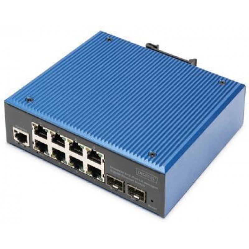 Digitus DN-651156 Managed L2 Switch με 8 Θύρες Gigabit (1Gbps) Ethernet και 2 SFP Θύρες