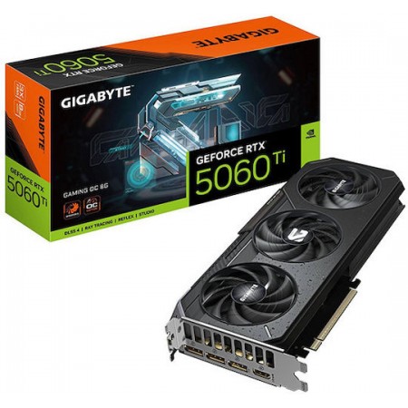 Gigabyte GeForce RTX 5060 Ti 8GB GDDR7 Gaming OC Κάρτα Γραφικών GV-N506TGAMING OC-8GD (GV-N506TGAMING OC-8GD)