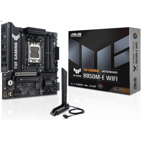 Asus TUF Gaming B850M-E Wifi Motherboard Micro ATX με AMD AM5 Socket