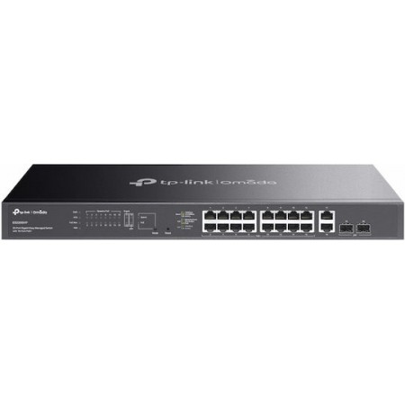 TP-LINK Omada ES220GMP Managed L2 PoE+ Switch με 16 Θύρες Gigabit (1Gbps) Ethernet και 2 SFP Θύρες