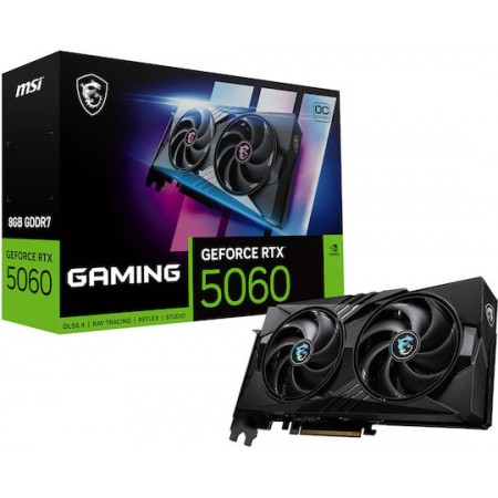 MSI GeForce RTX 5060 8GB GDDR7 8G GAMING OC Κάρτα Γραφικών 2078181 (2078181)