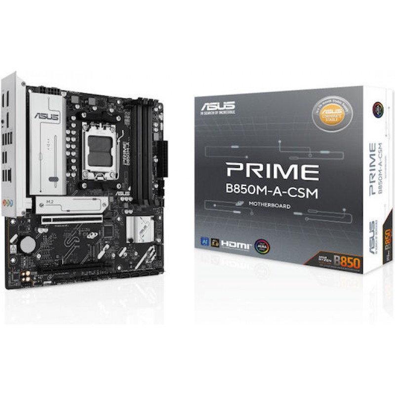 Asus PRIME B850M-A-CSM Motherboard Micro ATX με AMD AM5 Socket
