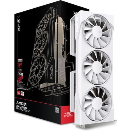 XFX Radeon RX 9070 XT 16GB GDDR6 Swift Gaming Triple Fan White Κάρτα Γραφικών RX-97TSWF3W9 (RX-97TSWF3W9)
