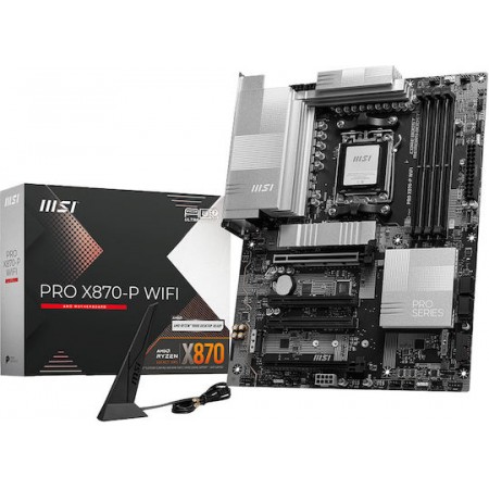 MSI PRO X870E-P WIFI Motherboard ATX με AMD AM5 Socket