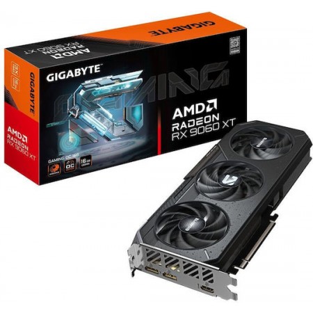 Gigabyte Radeon RX 9060 XT 16GB GDDR6 GAMING OC Κάρτα Γραφικών GV-R9060XTGAMING OC-16GD (GV-R9060XTGAMING OC-16GD)