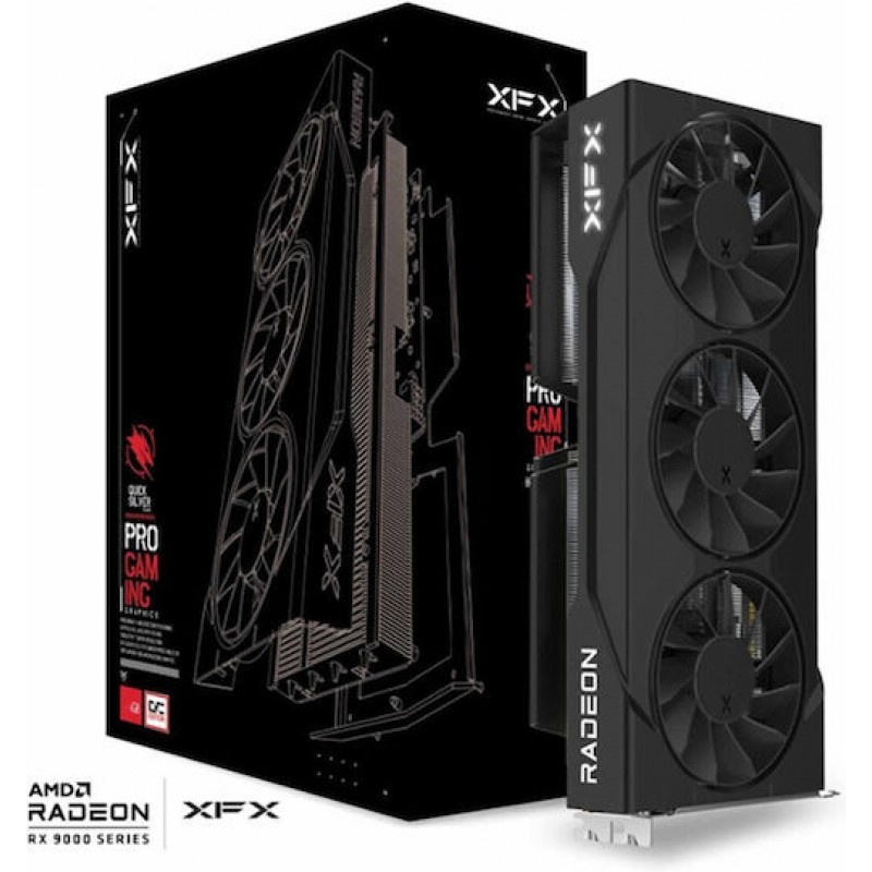 XFX Radeon RX 9060 XT 16GB GDDR6 Swift OC Triple Fan Gaming Edition Κάρτα Γραφικών RX-96TS316B7 (RX-96TS316B7)