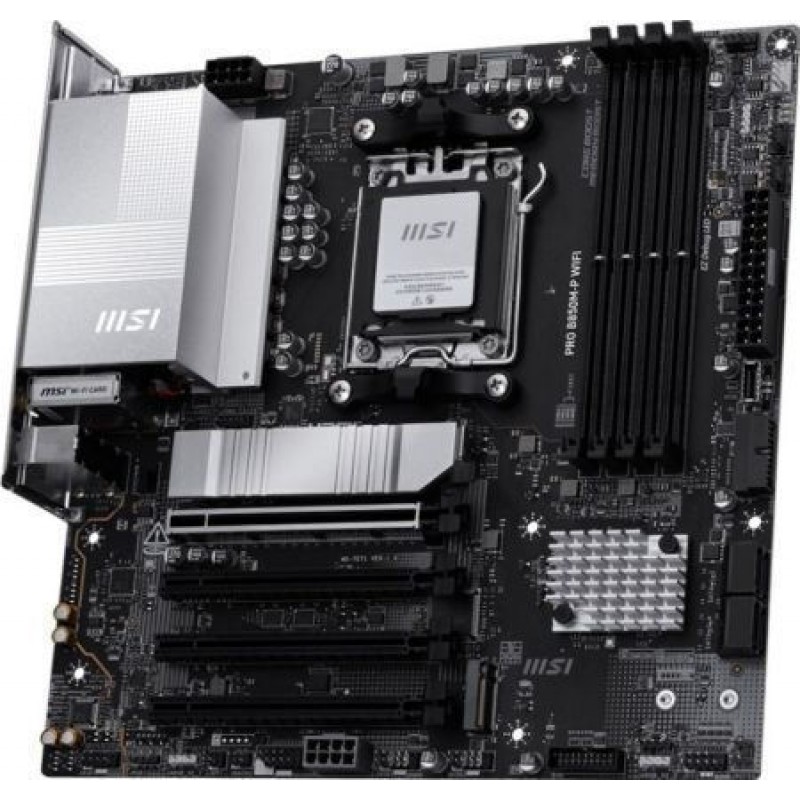 MSI Pro B850M-P Wifi Motherboard Micro ATX με AMD AM5 Socket