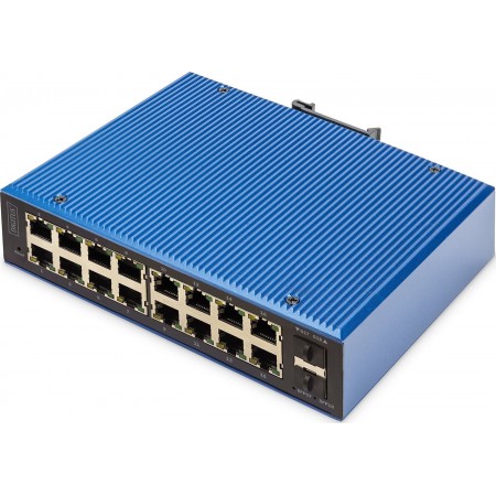 Digitus DN-651158 Managed L2 Switch με 16 Θύρες Gigabit (1Gbps) Ethernet και 2 SFP Θύρες