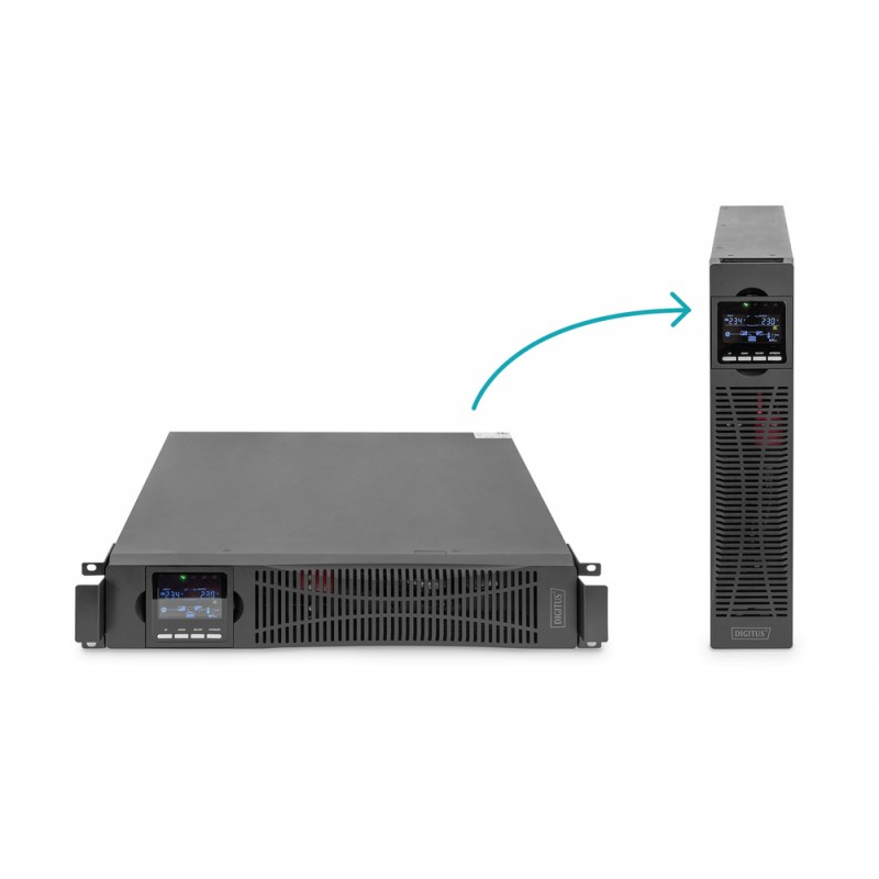 Digitus DN-170093 UPS On-Line 1000VA 1000W με 8 IEC Πρίζες