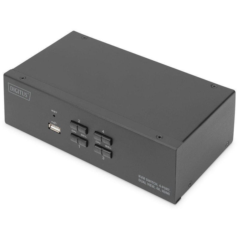 Digitus 4-Port Dual-Display 4K HDMI DS-12883 KVM & Data Switch