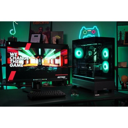Actina 5901443417071 Gaming Desktop PC (Ryzen 7-7800X3D/32GB DDR5/1TB SSD/Radeon RX 9070 XT/No OS)