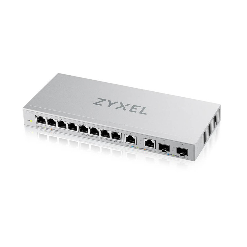 Zyxel XGS1010-12-ZZ0102F v2 Unmanaged L2 Switch με 8 Θύρες Gigabit (1Gbps) Ethernet και 2 SFP Θύρες