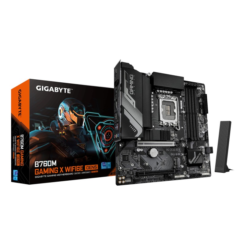 Gigabyte B760M Gaming X WIFI6E GEN5 Motherboard Micro ATX με Intel 1700 Socket