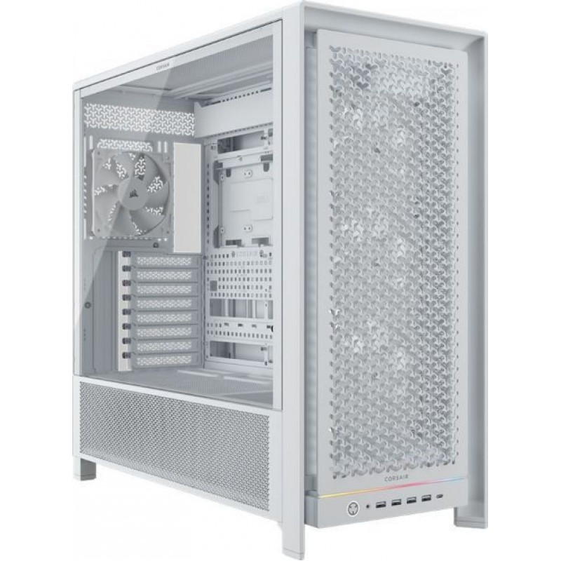 Corsair Frame 5000D RS Gaming Midi Tower Κουτί Υπολογιστή με Πλαϊνό Παράθυρο Λευκό