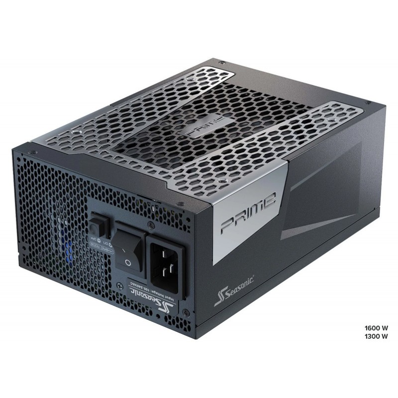 Seasonic Prime TX ATX30 1600W Μαύρο Τροφοδοτικό Υπολογιστή Full Modular 80 Plus Titanium