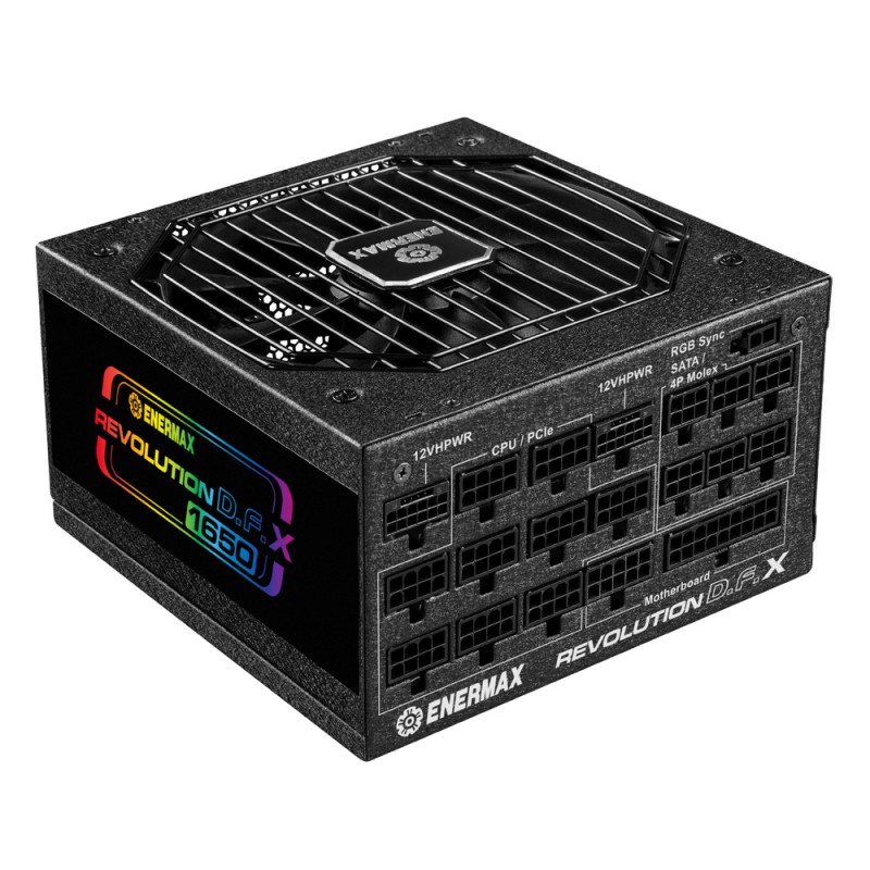 Enermax Revolution D.F. X 1650W Μαύρο Τροφοδοτικό Υπολογιστή Full Modular 80 Plus Gold