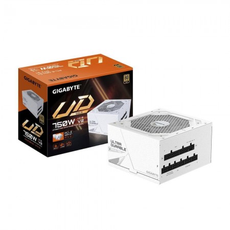 Gigabyte UD750GM rev. 1.0 750W Λευκό Τροφοδοτικό Υπολογιστή Full Modular 80 Plus Gold