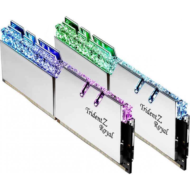 G.Skill Trident Z Royal DDR4 32GB RAM με 2x16GB Modules και Ταχύτητα 3600 για Desktop F4-3600C18D-32GTRS