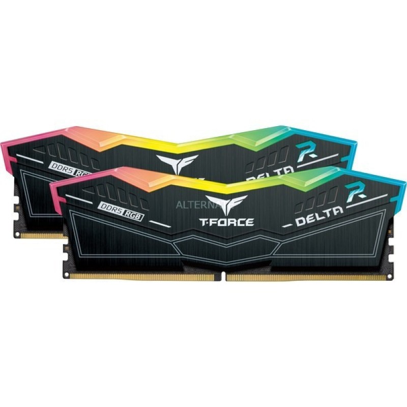 TeamGroup Delta RGB DDR5 32GB RAM με 2x16GB Modules και Ταχύτητα 6000 για Desktop FF3D532G6000HC30DC01