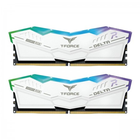 TeamGroup T-Force Delta RGB DDR5 32GB RAM με 2x16GB Modules και Ταχύτητα 6000 για Desktop FF4D532G6000HC30DC01