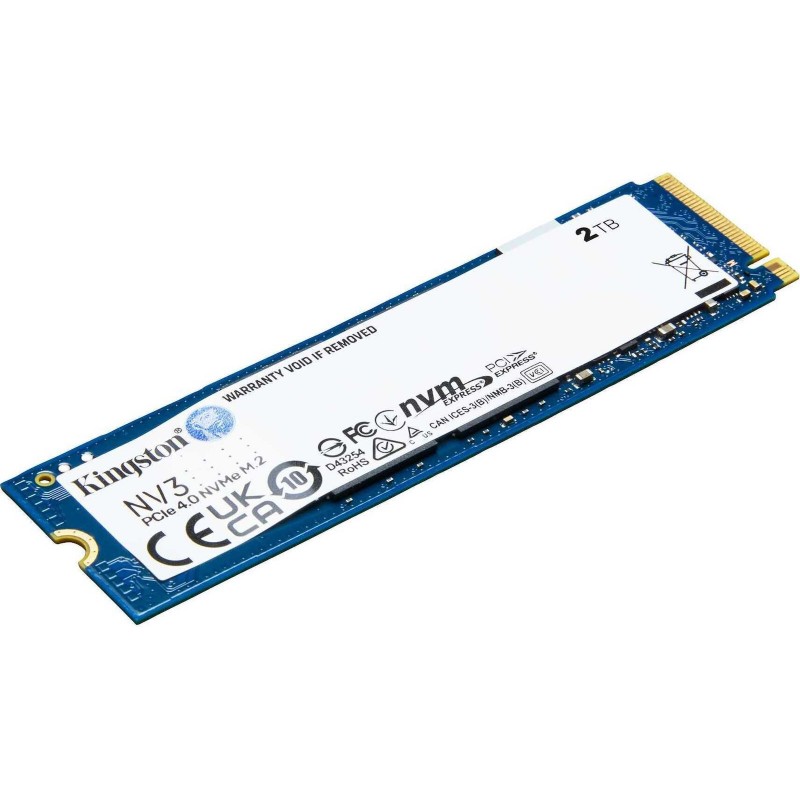 Kingston Nv3 SSD 2TB M.2 NVMe PCI Express 4.0 SNV3S/2000G