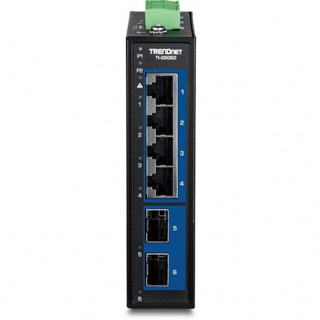 Trendnet TI-G5062 Unmanaged L2 Switch με 4 Θύρες Gigabit (1Gbps) Ethernet και 2 SFP Θύρες