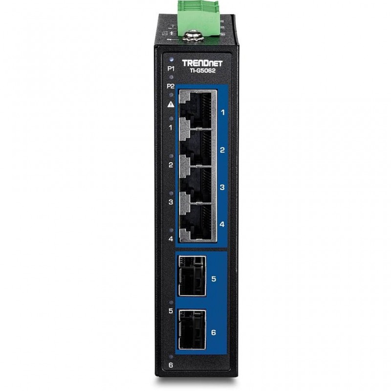 Trendnet TI-G5062 Unmanaged L2 Switch με 4 Θύρες Gigabit (1Gbps) Ethernet και 2 SFP Θύρες