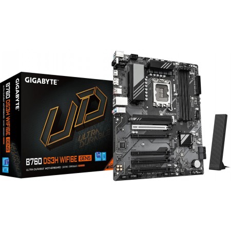 Gigabyte B760 DS3H WIFI6E GEN5 Motherboard ATX με Intel 1700 Socket