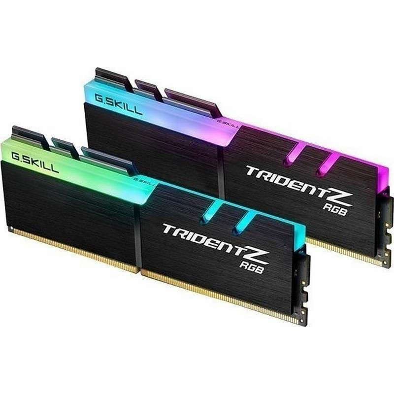 G.Skill Trident Z RGB DDR4 32GB RAM με 2x16GB Modules και Ταχύτητα 3600 για Desktop F4-3600C18D-32GTZR