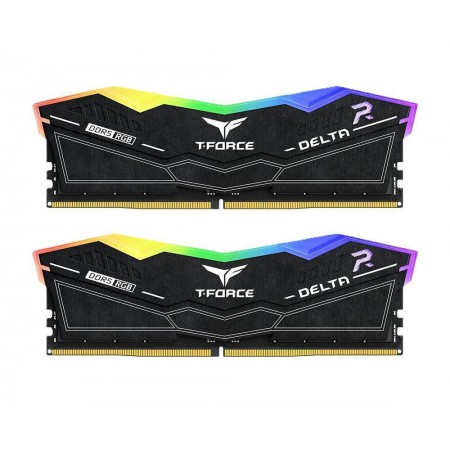 TeamGroup Delta RGB DDR5 32GB RAM με 2x16GB Modules και Ταχύτητα 6400 για Desktop FF3D532G6400HC32ADC01